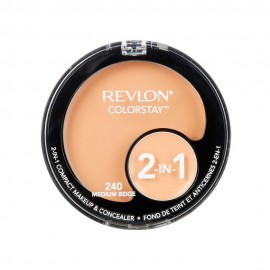 Duo Revlon ColorStay Compact Makeup & Concealer 2IN1 240 Medium Beige
