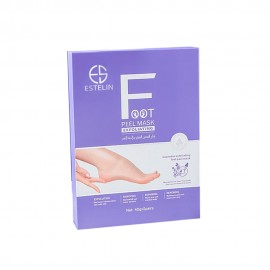 Mscara Esfoliante para os Ps Estelin Lavender ES-0059 2 pares