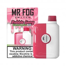 Dispositivo Descartvel Mr Fog Switch 5500 Puffs Bubble Gang Watermelon Ice 